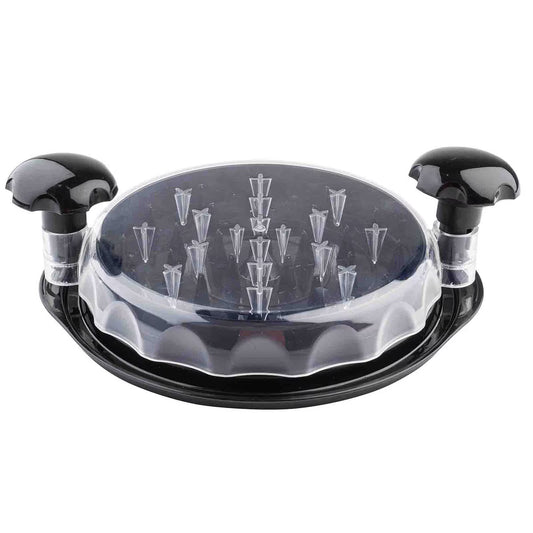 Chicken Shredder Large Chicken Breast Shredder Tool Twist with Brush&amp;Fork, Visible Meat Shredder Machine, Strong Anti-Slip Strip, Ergonomic Handle, BPA Free, Suitable for Pork Beef Chicken