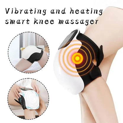 Multifunctional Smart Cordless Knee Massager Vibration Knee Relaxing Massage Machine Joint Knee Device Gifts for Elderly Athlete