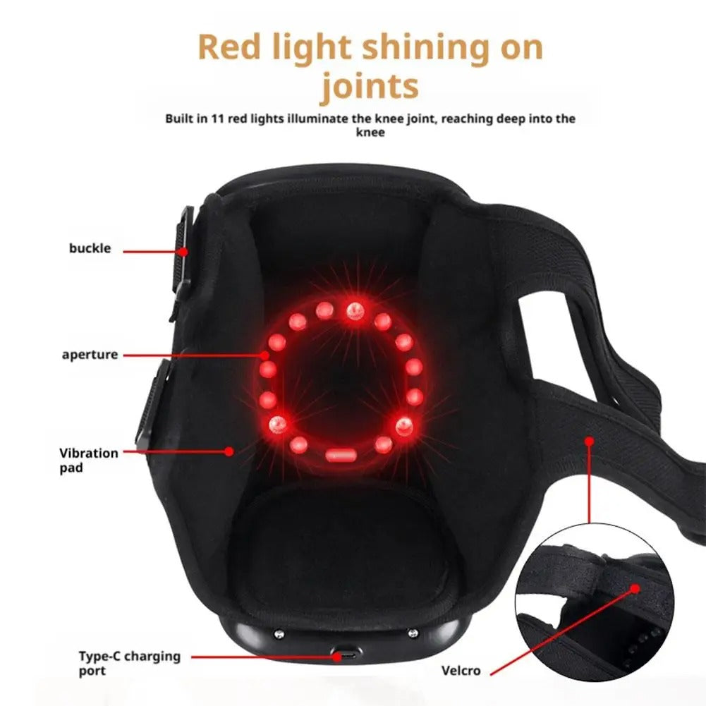 Multifunctional Smart Cordless Knee Massager Vibration Knee Relaxing Massage Machine Joint Knee Device Gifts for Elderly Athlete