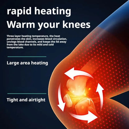 Multifunctional Smart Cordless Knee Massager Vibration Knee Relaxing Massage Machine Joint Knee Device Gifts for Elderly Athlete