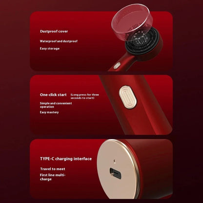 Electric Hair Care Scalp Comb Micro-current 660nm Red Light, Kneading Relax Oil Applicator to Boost Blood Circulation, Hair Loss