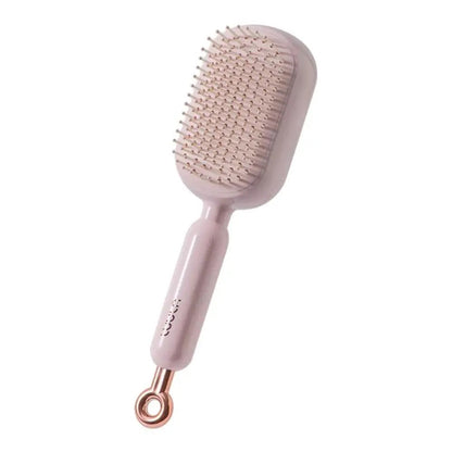 Self-Cleaning Hair Comb with Retractable Bristles Wet Dry Dual Use Hair Massage Comb with 133 Teeth Air Cushion Massage Combs