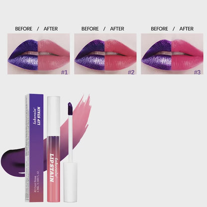 Peel Off Lip Stain Lip Tint Set  3 Pcs Long Lasting, Transfer Proof & Waterproof Matte Finish Lip Gloss