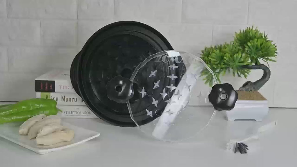 Chicken Shredder Large Chicken Breast Shredder Tool Twist with Brush&amp;Fork, Visible Meat Shredder Machine, Strong Anti-Slip Strip, Ergonomic Handle, BPA Free, Suitable for Pork Beef Chicken